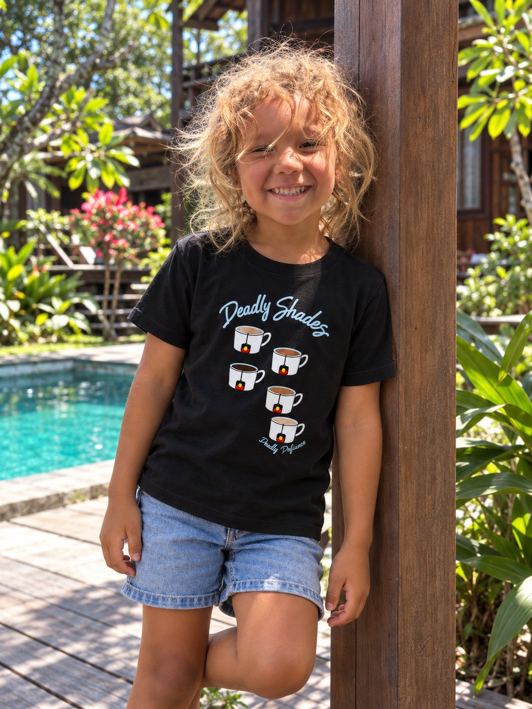 Deadly Shades Teacup kids shirt