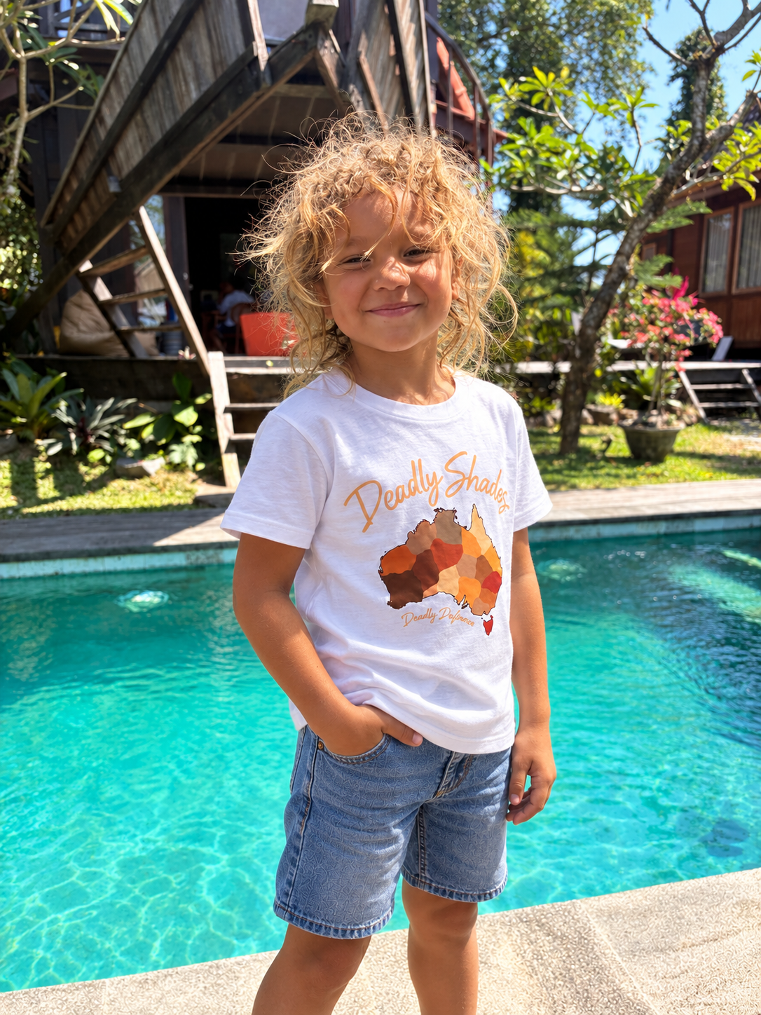 Deadly Shades Map kids shirt